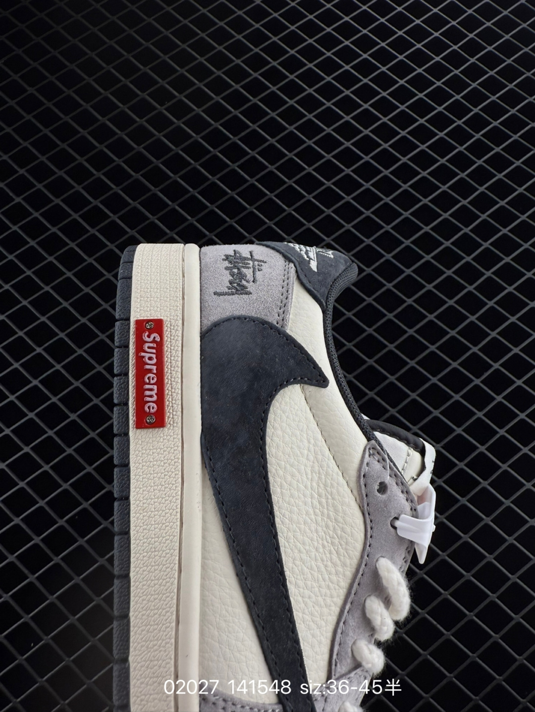 TS supreme x Stussy x Air Jordan AJ1 Low